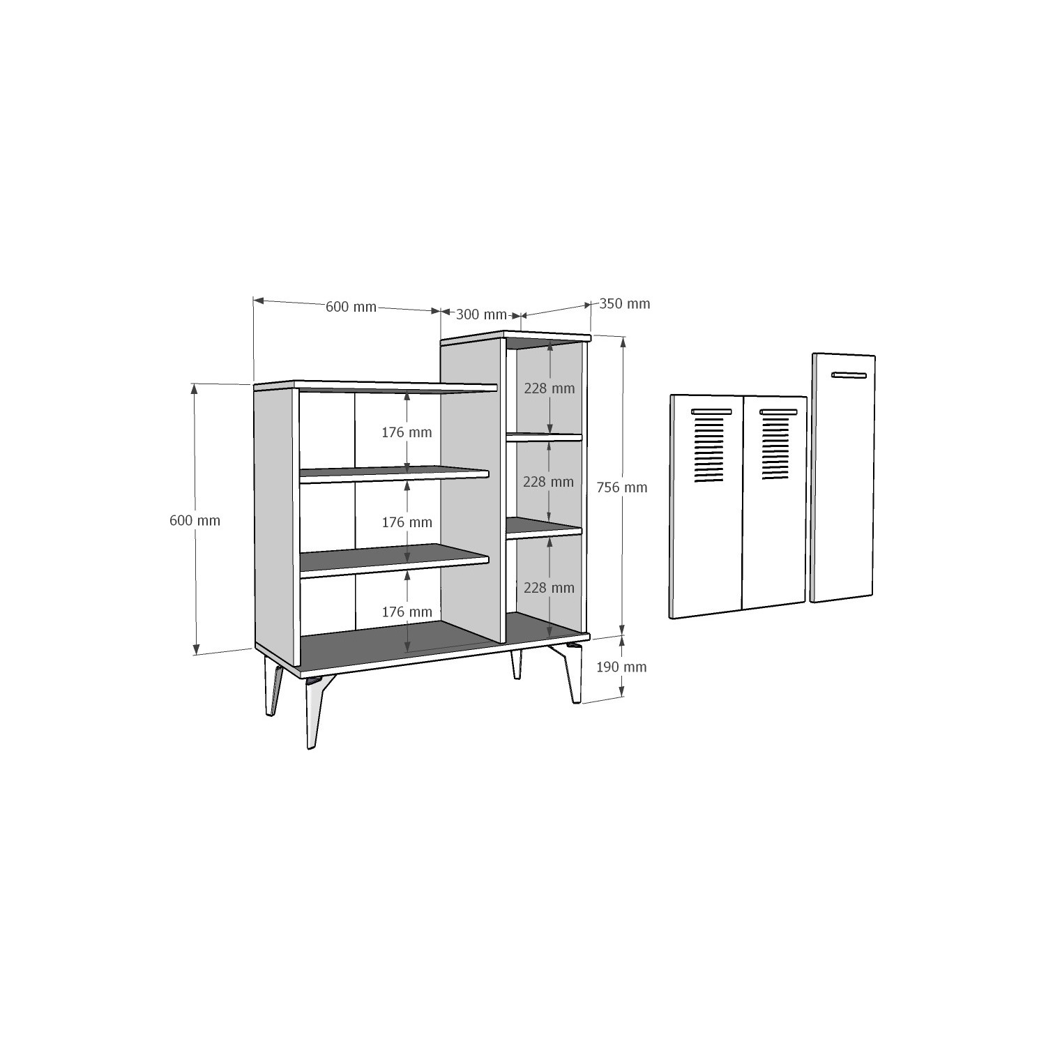 Zerka Concept Ceneviz 3 Kapaklı 6 Raflı Ayakkabılık Çok Fiyatı