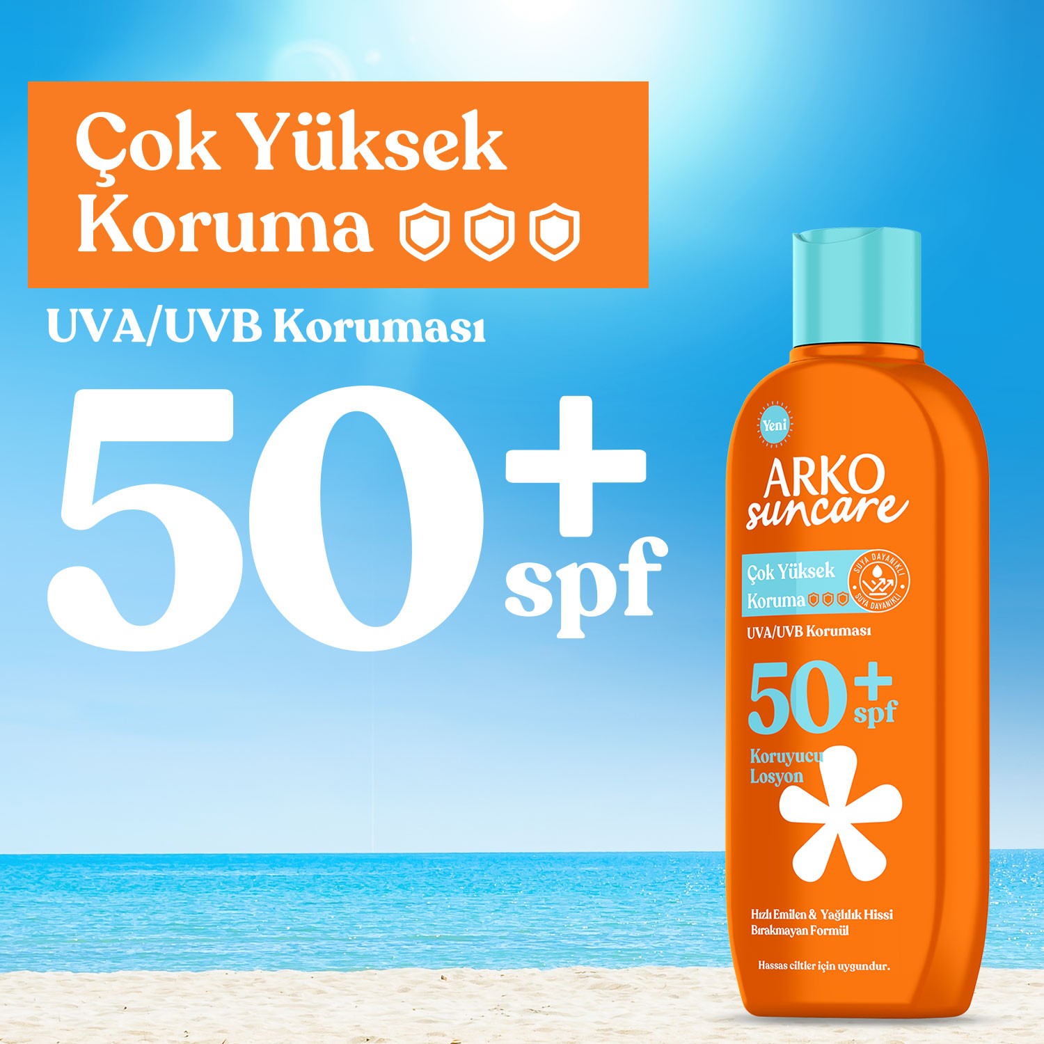 Arko Suncare SPF50+ Çok Yüksek Korumalı Vücut Güneş Losyonu Fiyatı