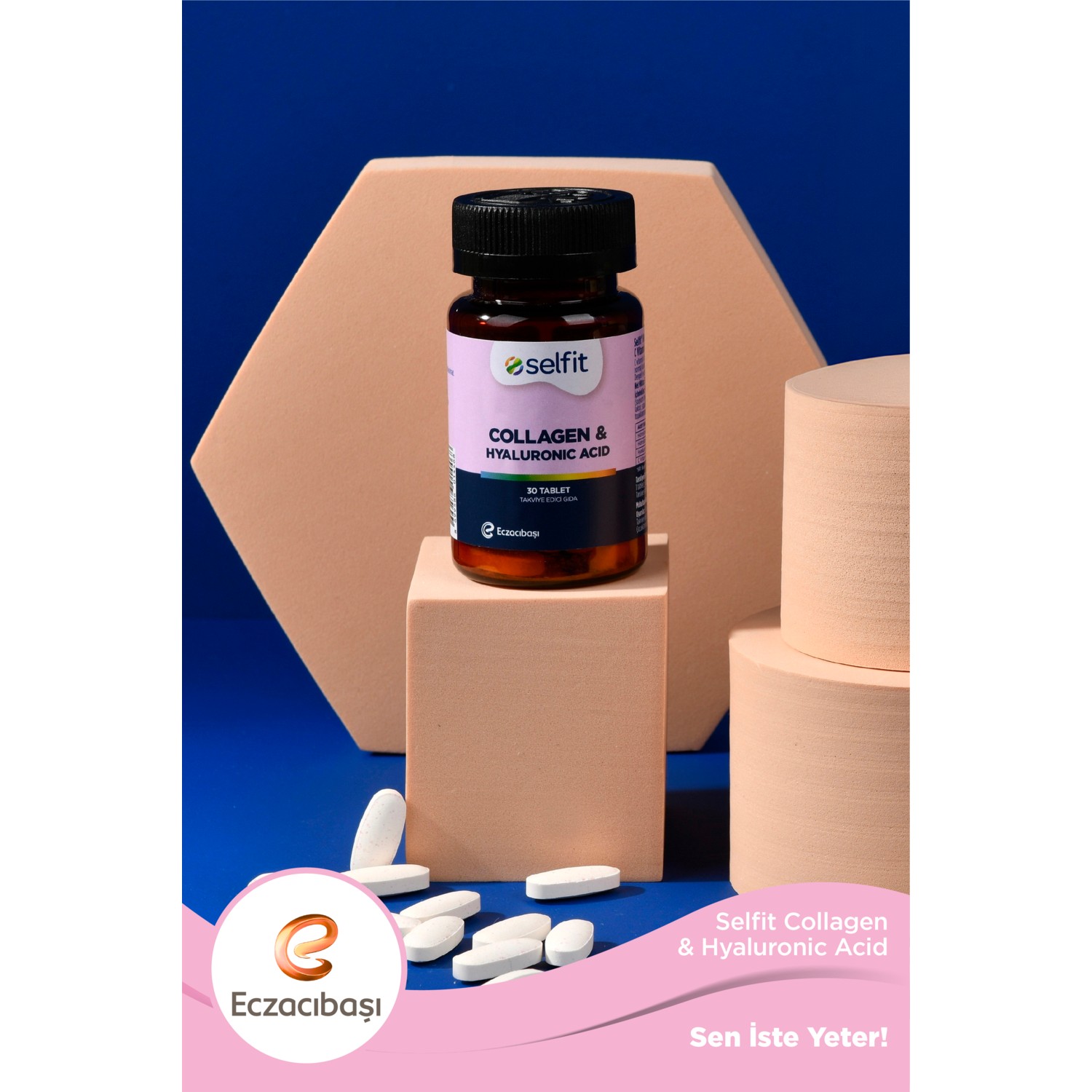 Selfit Collagen & Hyaluronic Acid Tablet 30 Tablet Fiyatı