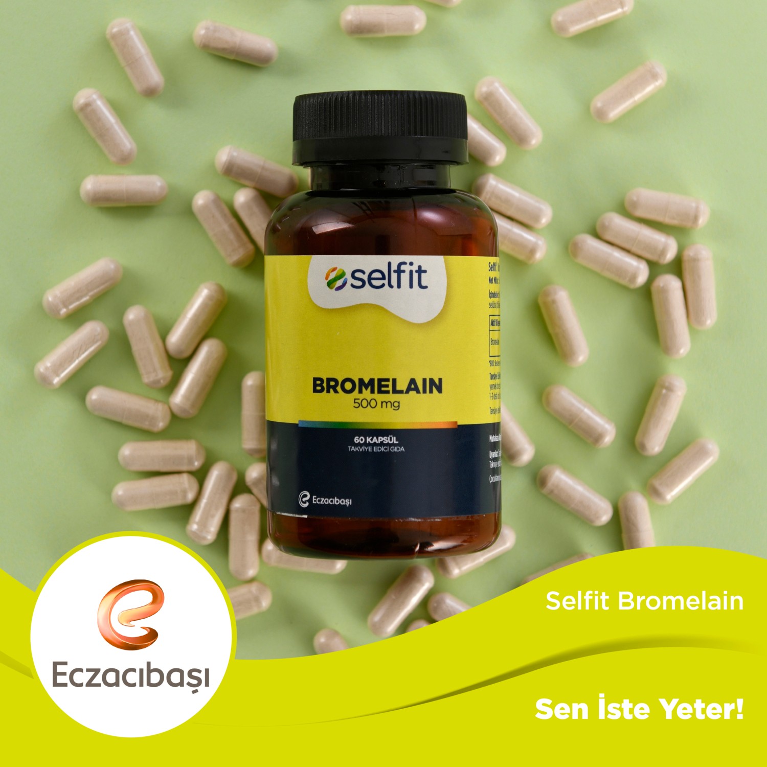 Selfit Bromelain 60 Kapsül Fiyatı Taksit Seçenekleri