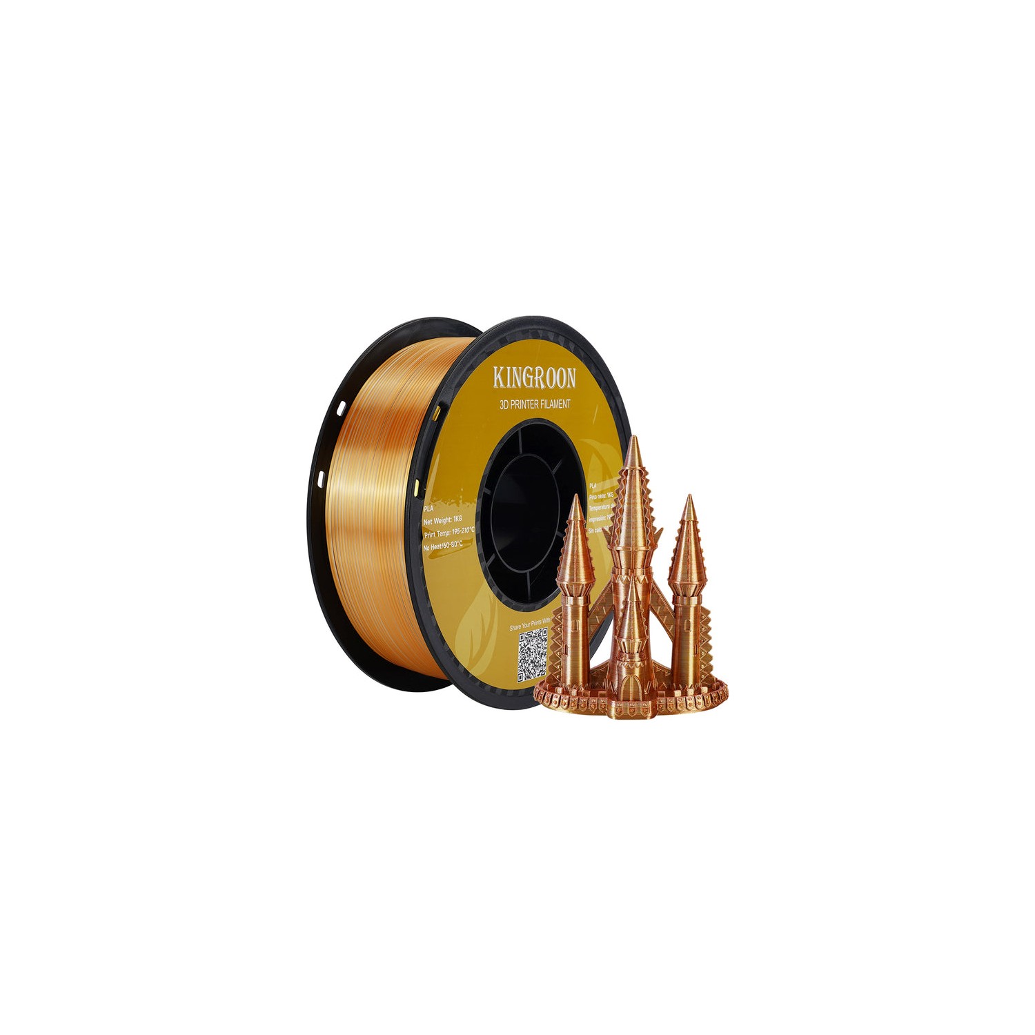 Kingroon Üç Renk Silk PLA Filament