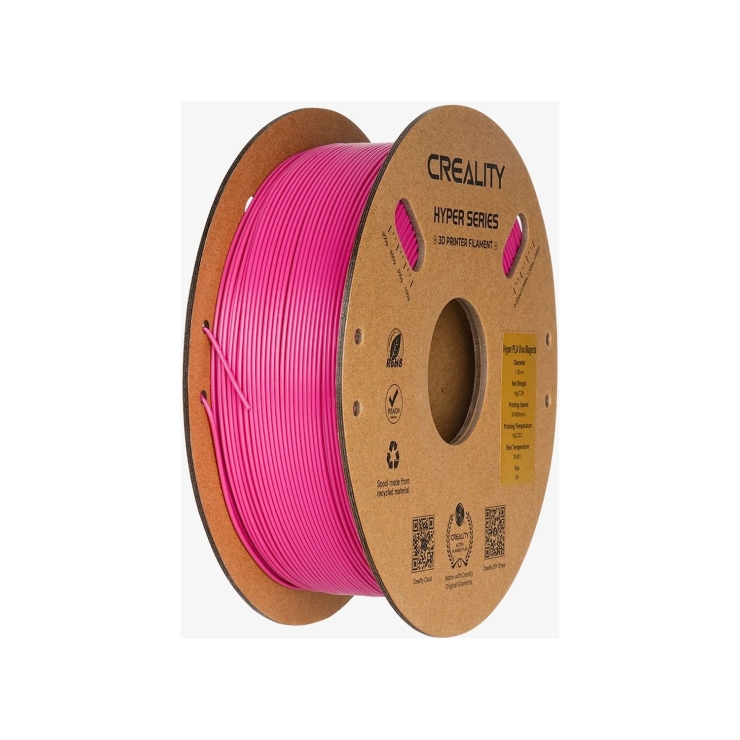 Creality Hyper Pla Filament Viva Magenta 1.75MM 1kg Tek Ebat