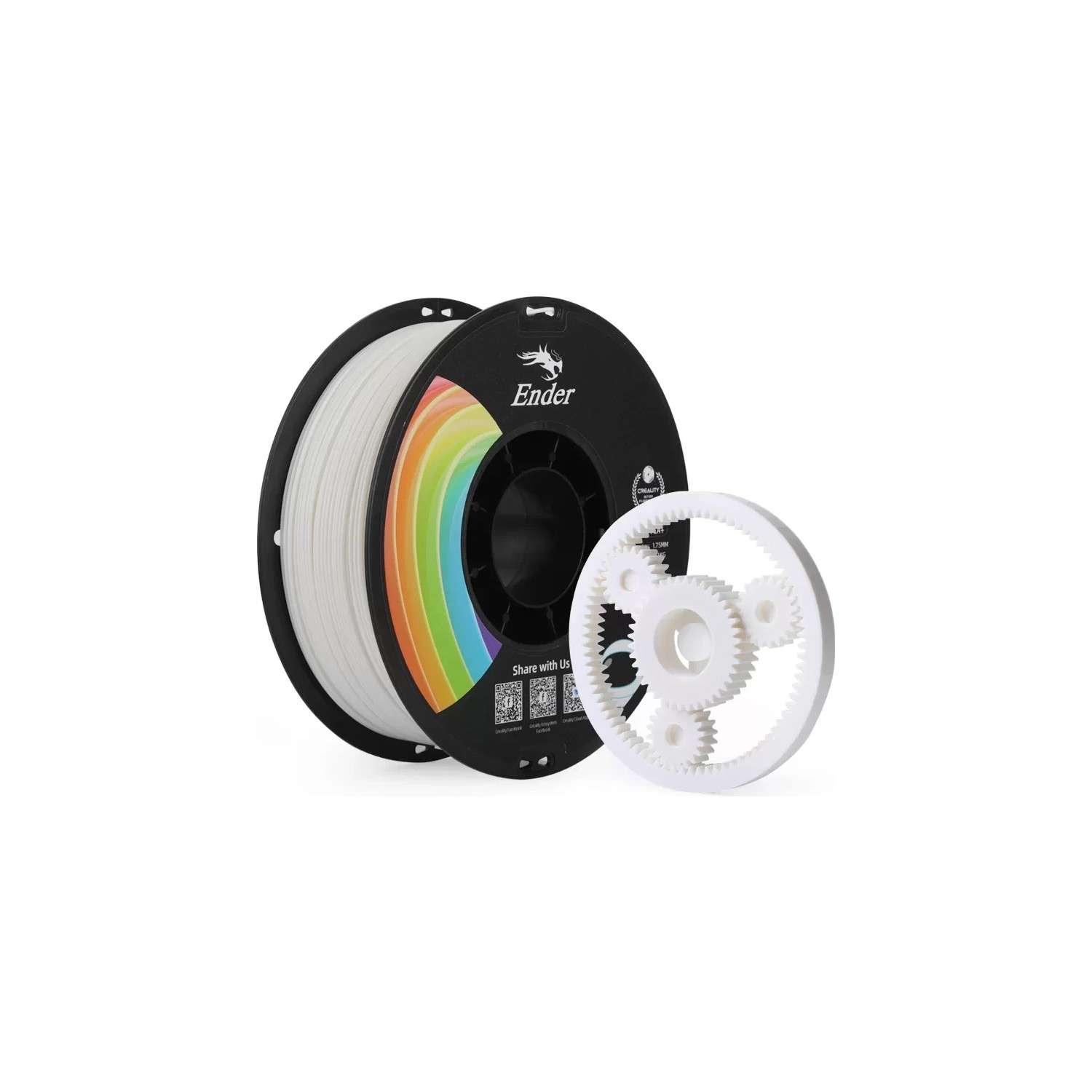 Creality Ender Pla+ Filament Beyaz 1000gr