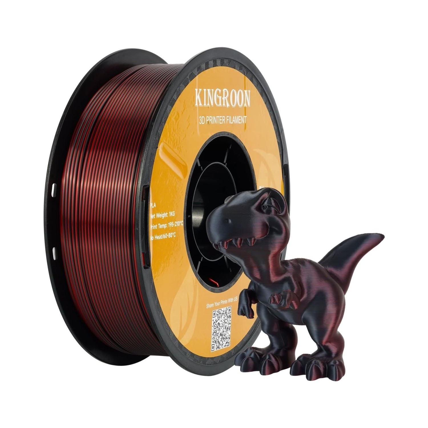 Kingroon Çift Renk Silk PLA Filament