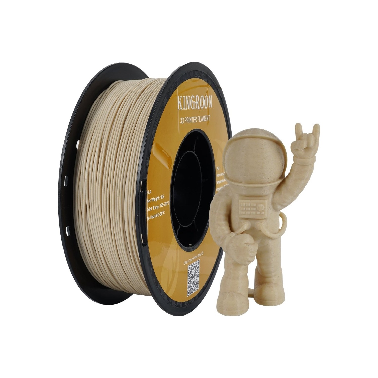 Kingroon Pla Wood -1.75MM - 1kg