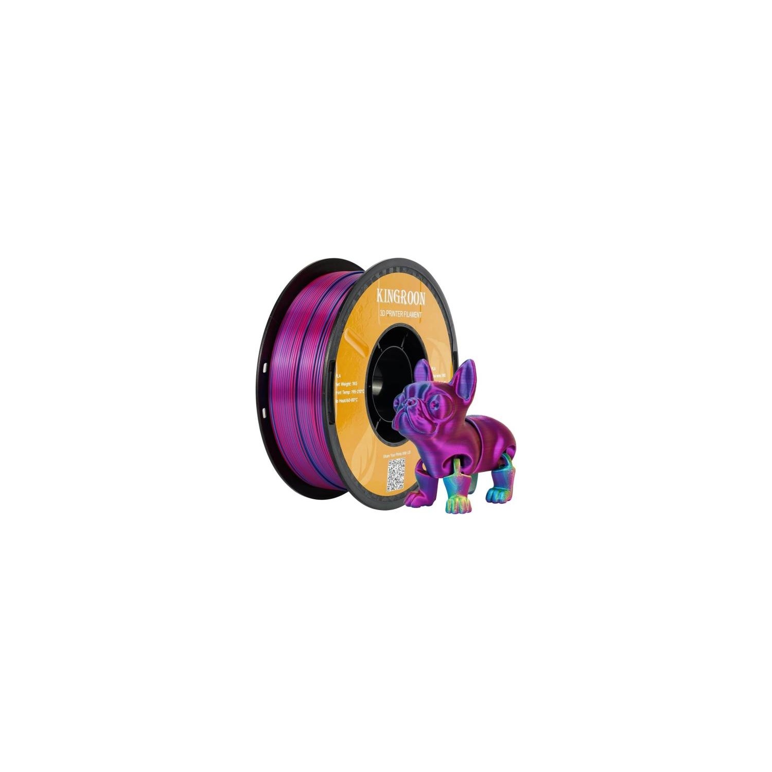 Kingroon Üç Renk Silk PLA Filament