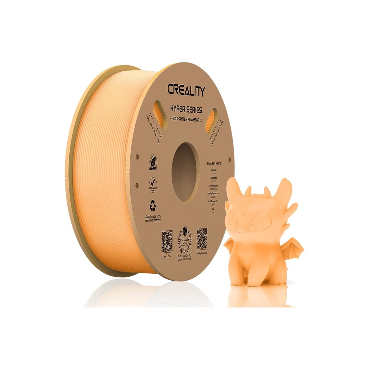 Creality Hyper Pla Şeftali Tozu Filament 1.75MM 1kg -