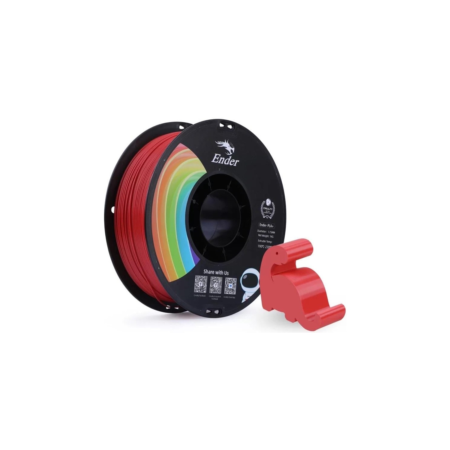 Creality Ender Pla+ Filament Koyu Kırmızı