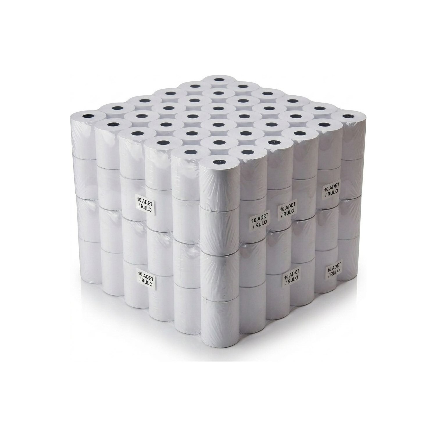 80X80 Termal Yazıcı Rulosu 10 Adet 10'lu Paket (100 Adet Rulo)