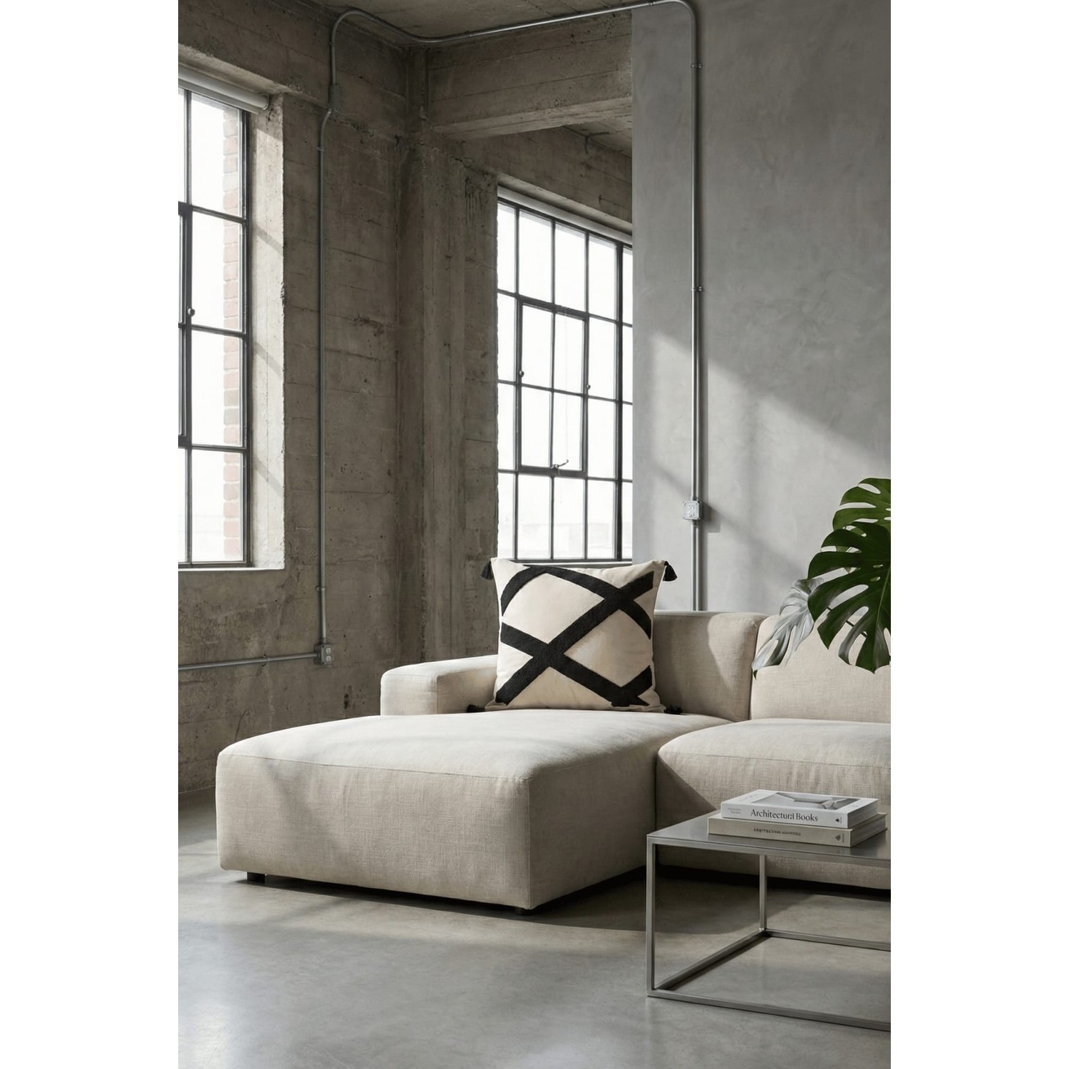 Buldan Natura Harmoni Punch Nakışlı Dekoratif Kırlent Kılıfı 43×43 cm 4. görsel