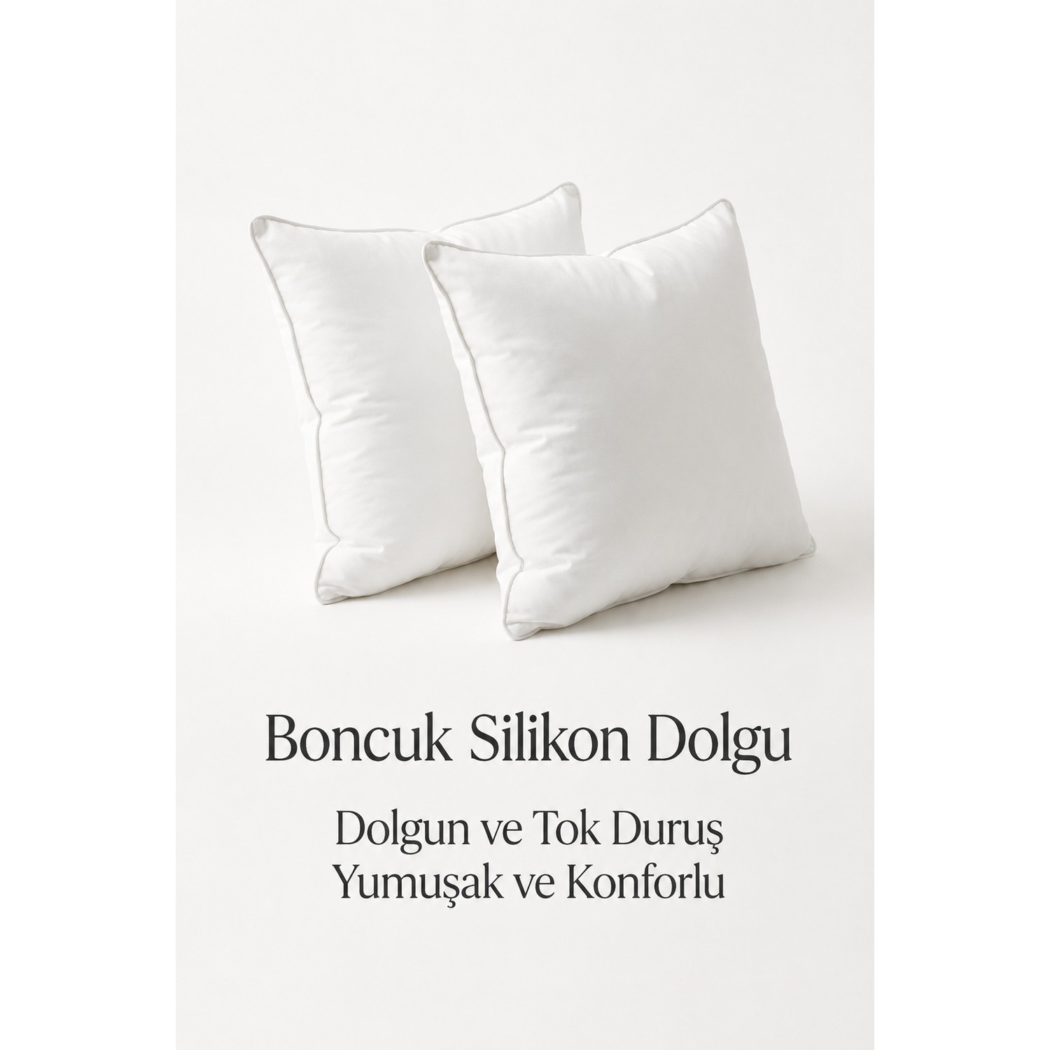 Buldan Natura 2’li Kırlent Iç Dolgu Yastığı 45×45 cm – 350 gr Boncuk Silikon Dolgulu, Yıkanabilir 3. görsel