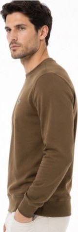 Lacoste Bisklet Yaka Kahverengi Regular Fit görsel 3