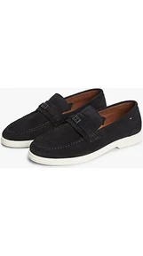Resim Tommy Hilfiger Erkek Light Süet Flag Hardware Loafer Ayakkabı 