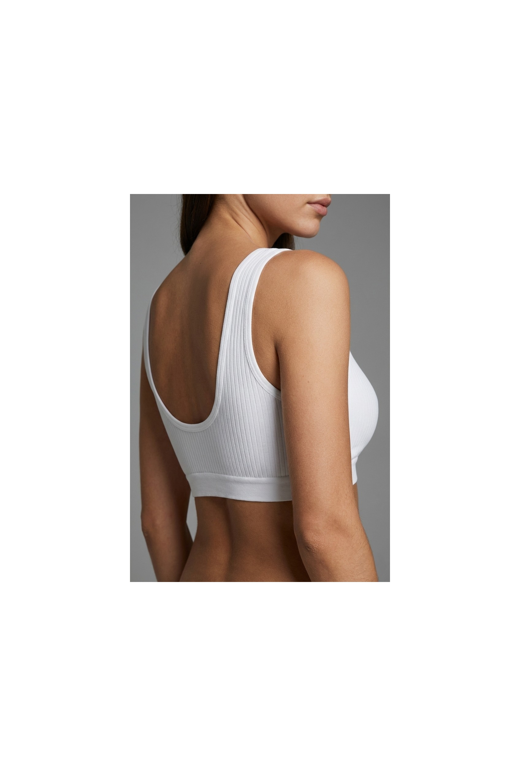Underwear Bodyway 2'li Paket Fitilli Bralet Büstiyer Esnek Sütyen Günlük Spor Crop Top görsel 5