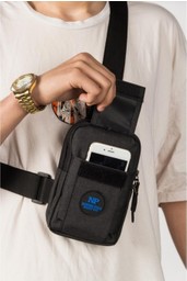 Sannora Bags Keten Telefon Bölmeli Bel ve Çapraz Omuz Çanta Göğüs Seyahet Günlük Bodybag görsel 4