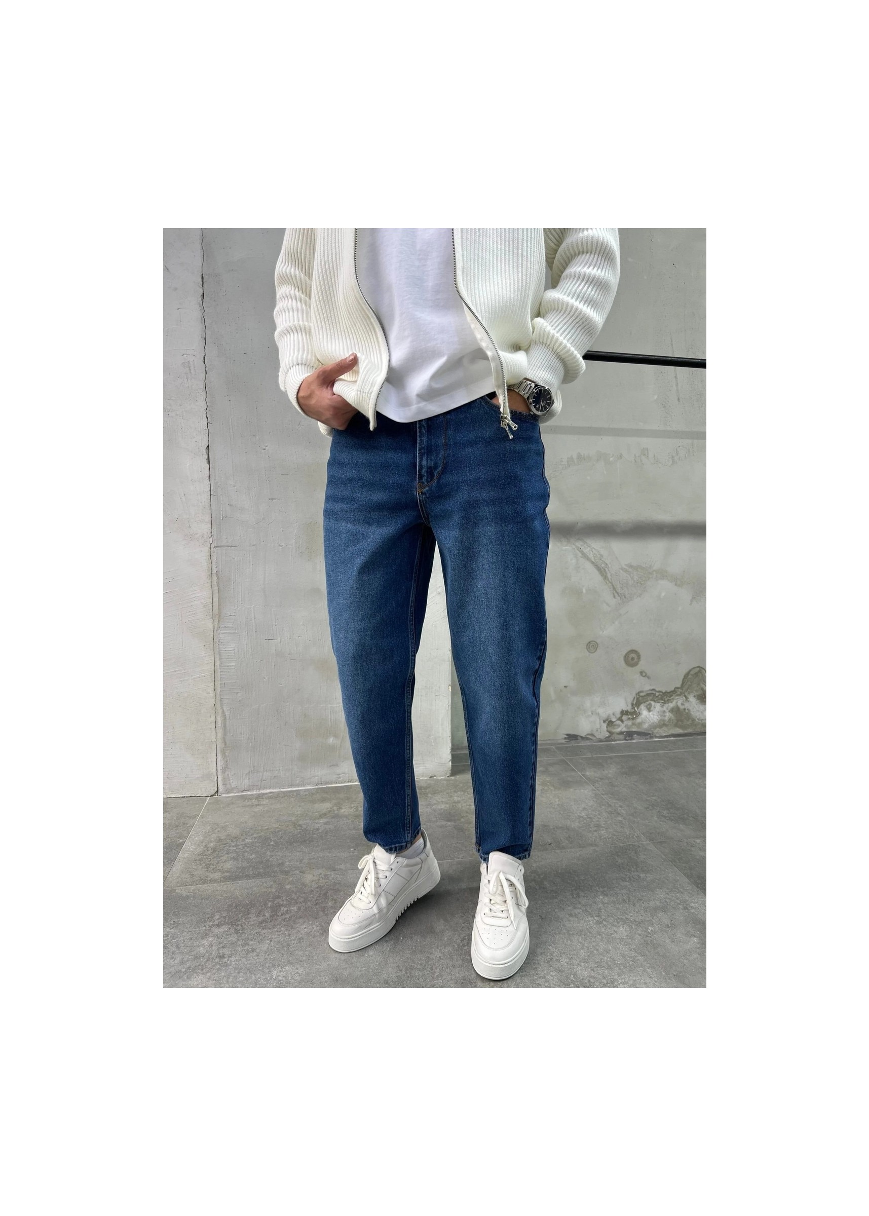 Difransel Jeans Erkek Rahat/fit Kalıp Boyfriend Jean Pantolon