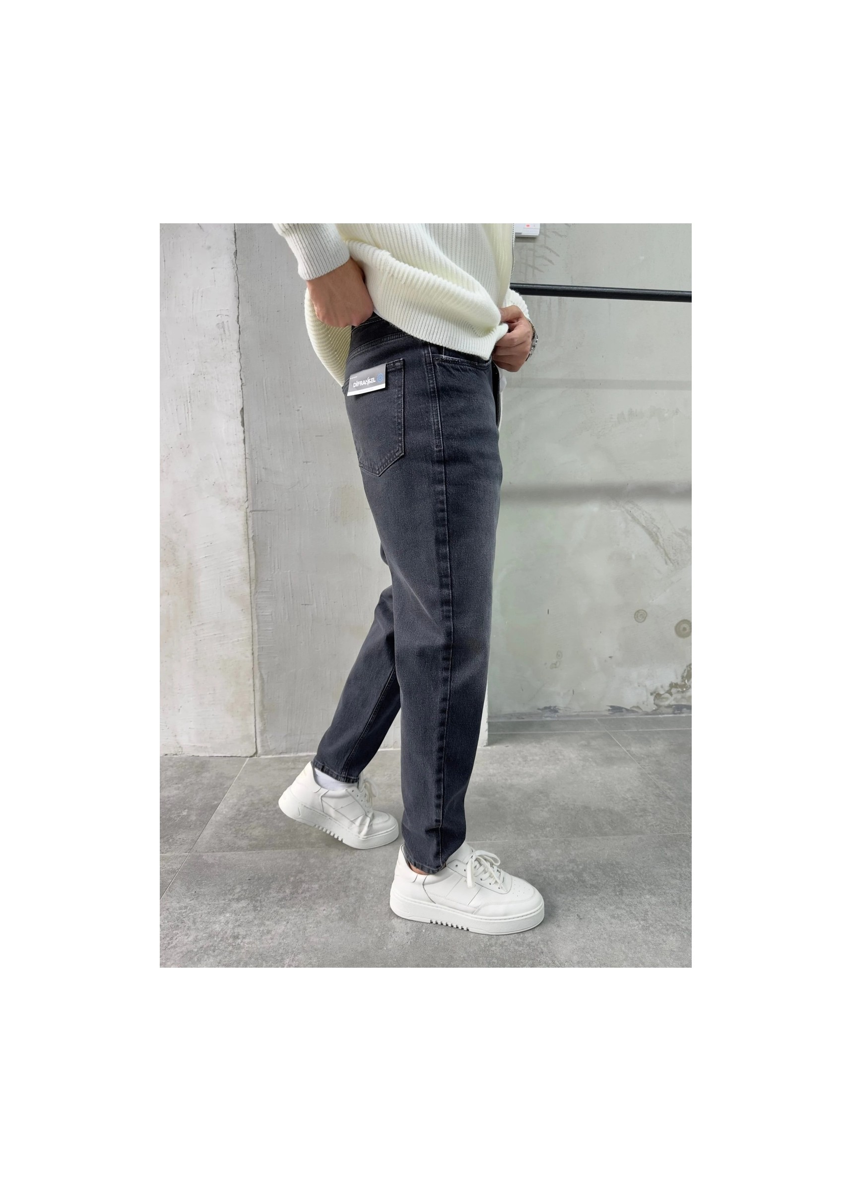 Difransel Jeans Erkek Rahat/fit Kalıp Boyfriend Jean Pantolon görsel 4