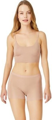 Cottonhill Kadın Basic Kahverengi Dikişsiz Lazer Kesim Boxer Konforlu Tasarım
