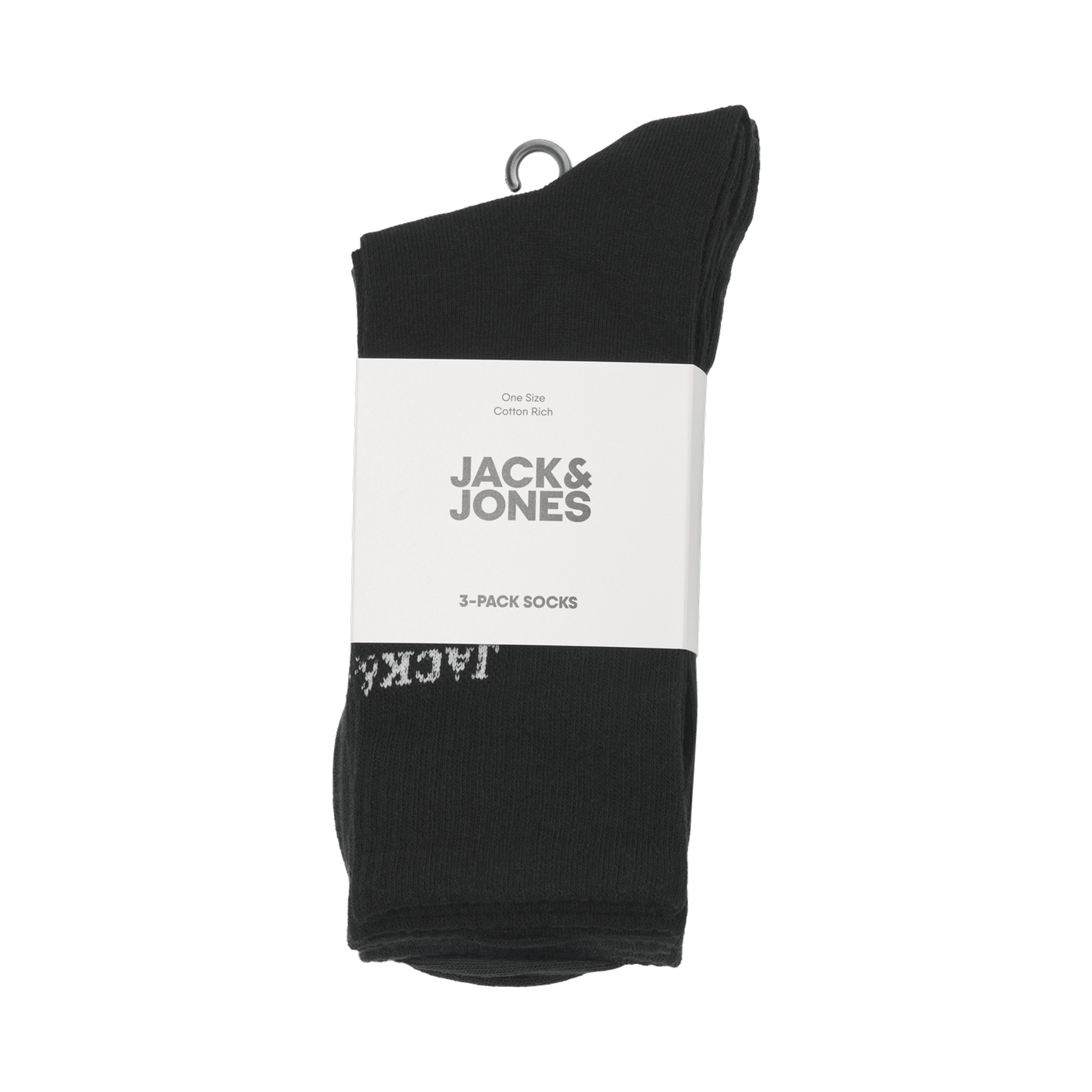 Jack & Jones Erkek Logo Detayli 3'lü Çorap Paketi- Fraser görsel 5