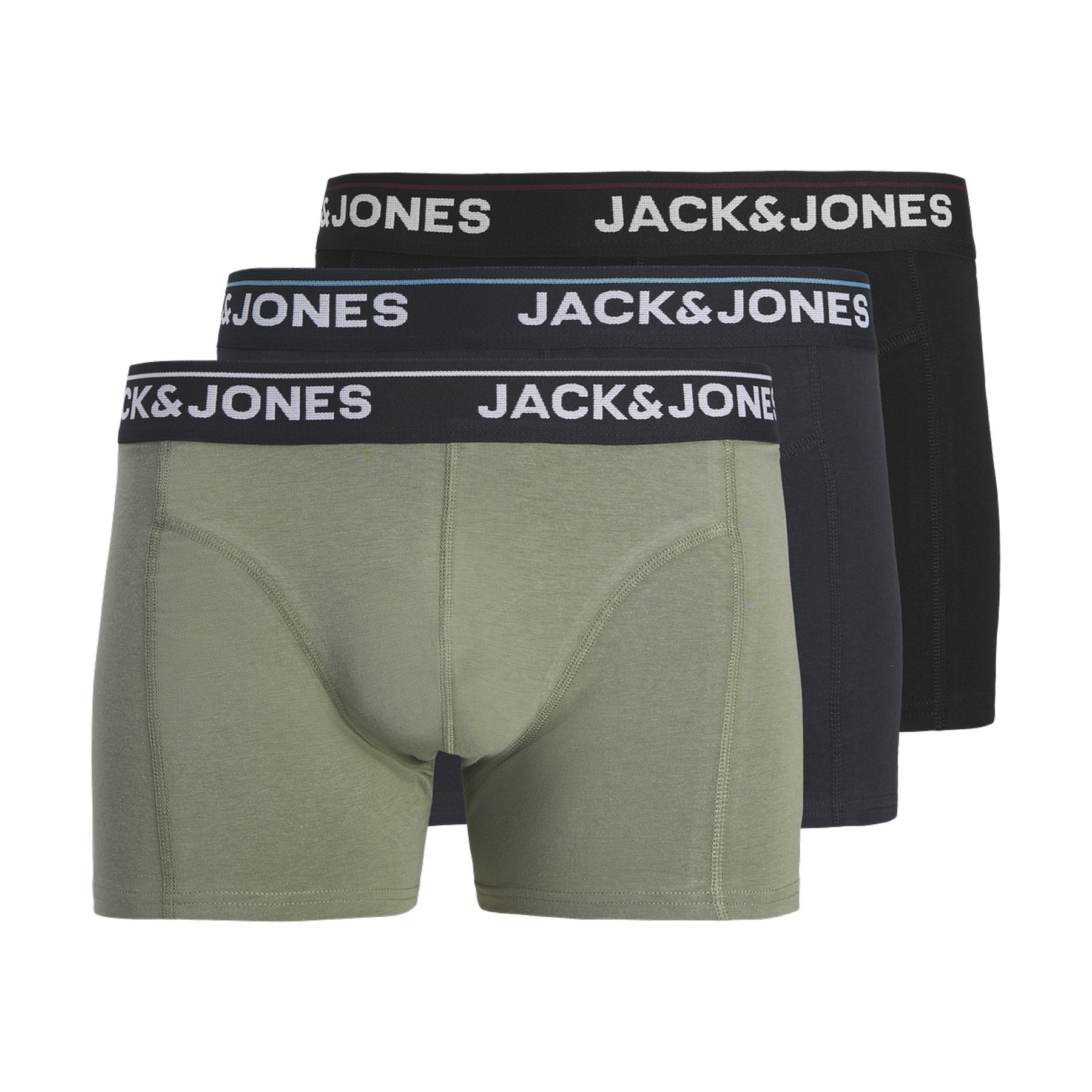 Jack & Jones Erkek 3'lü Boxer Paketi - Timothy