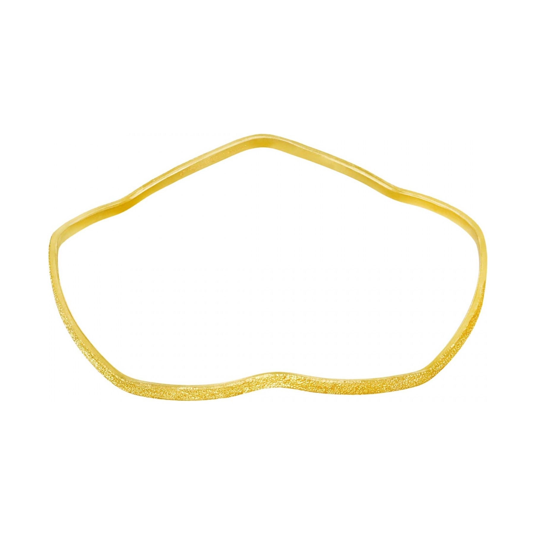 10 gr 22 Ayar Altın  Dalga Lazer Işçiliksiz Bilezik