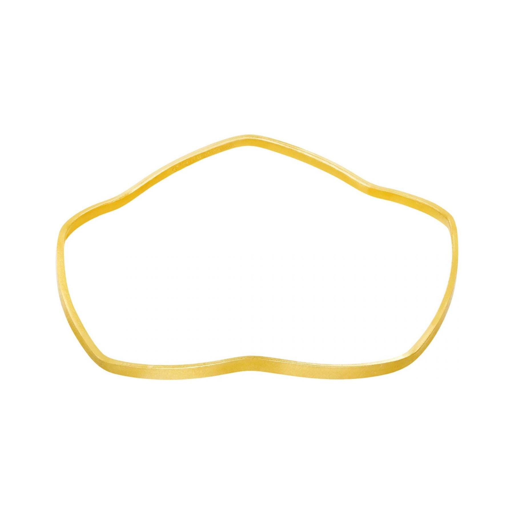 10 gr 22 Ayar Altın  Dalga Ray Işçiliksiz Bilezik