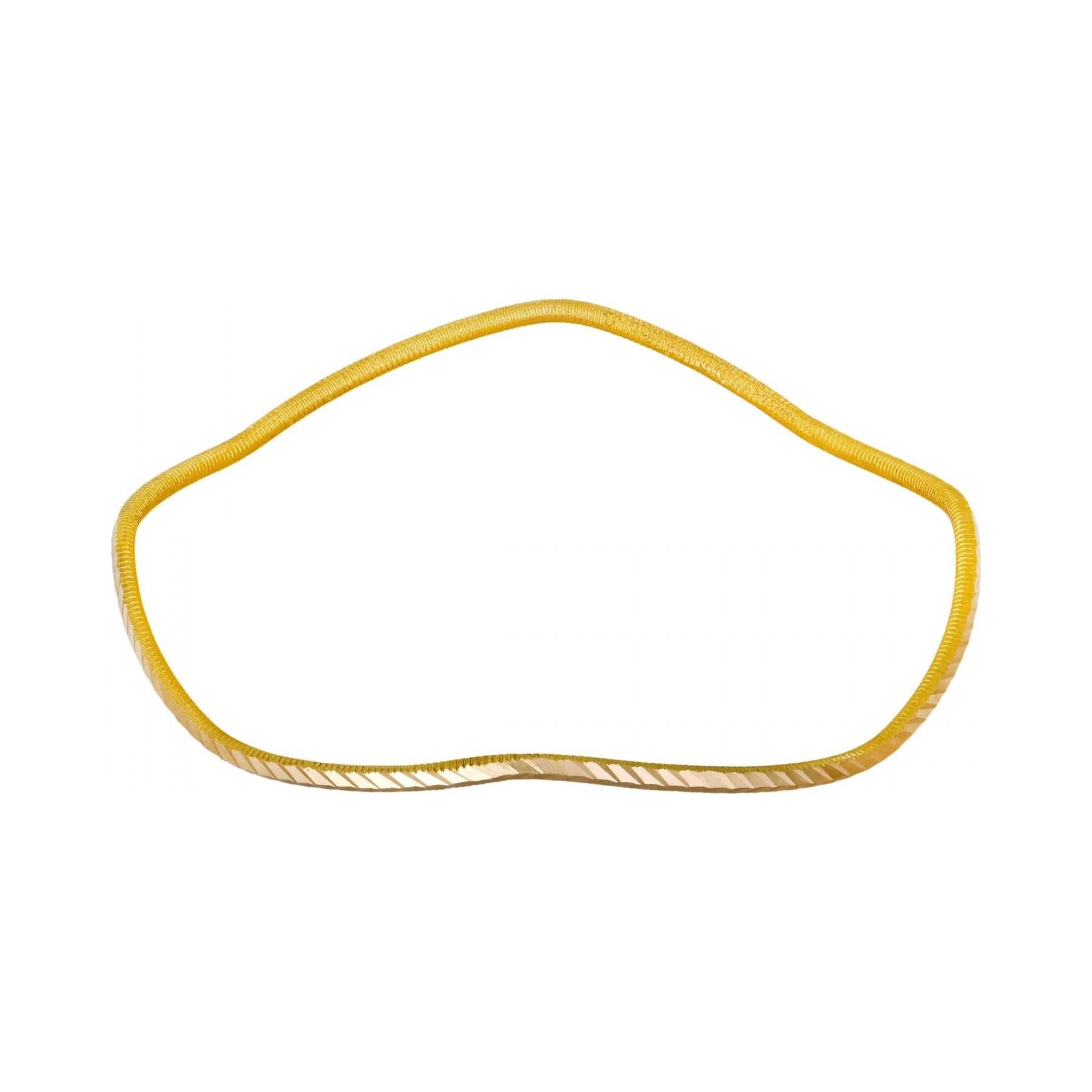 10 gr 22 Ayar Altın  Zikzak Başak Işçiliksiz Bilezik