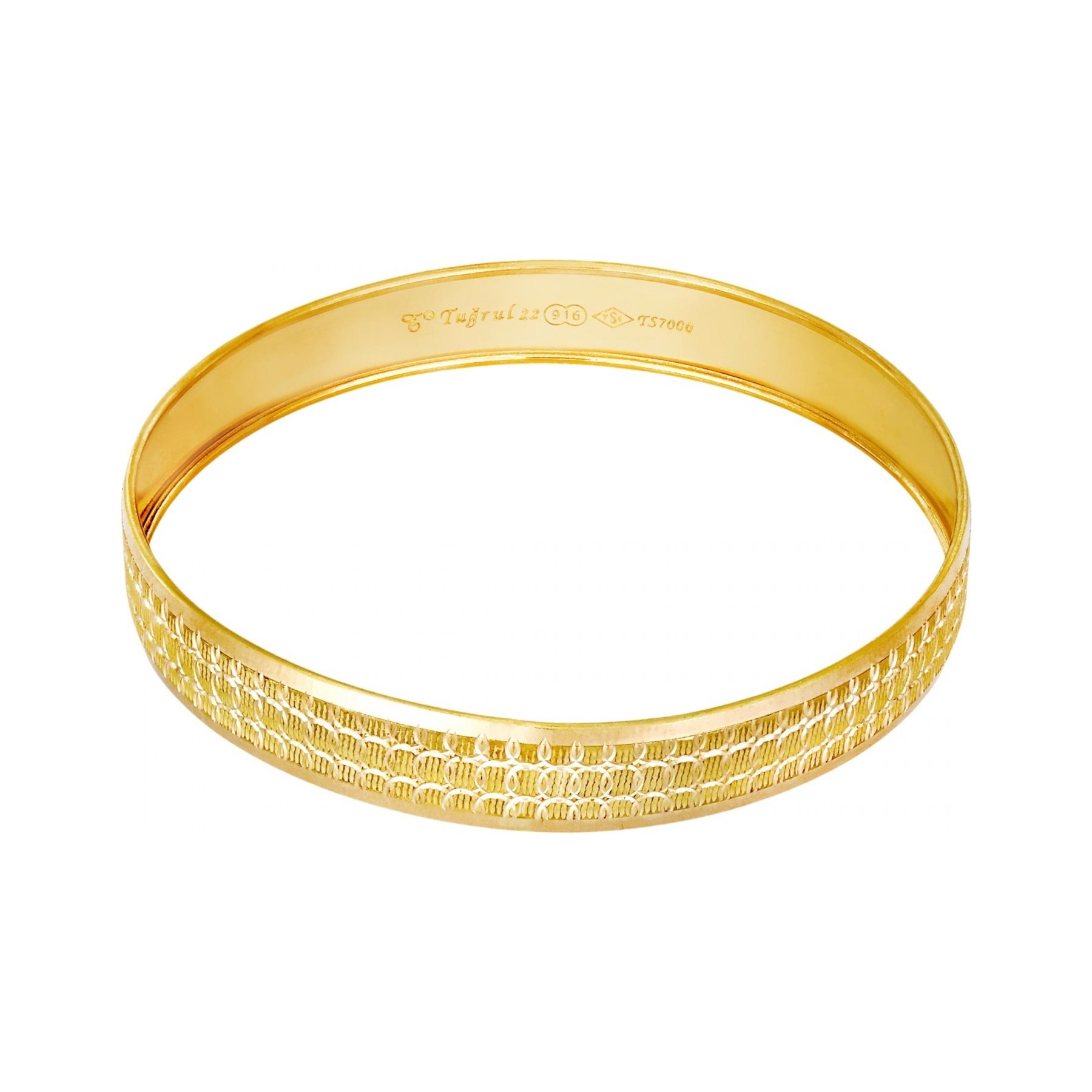 10 gr 22 Ayar Altın Işçiliksiz T24 Bilezik