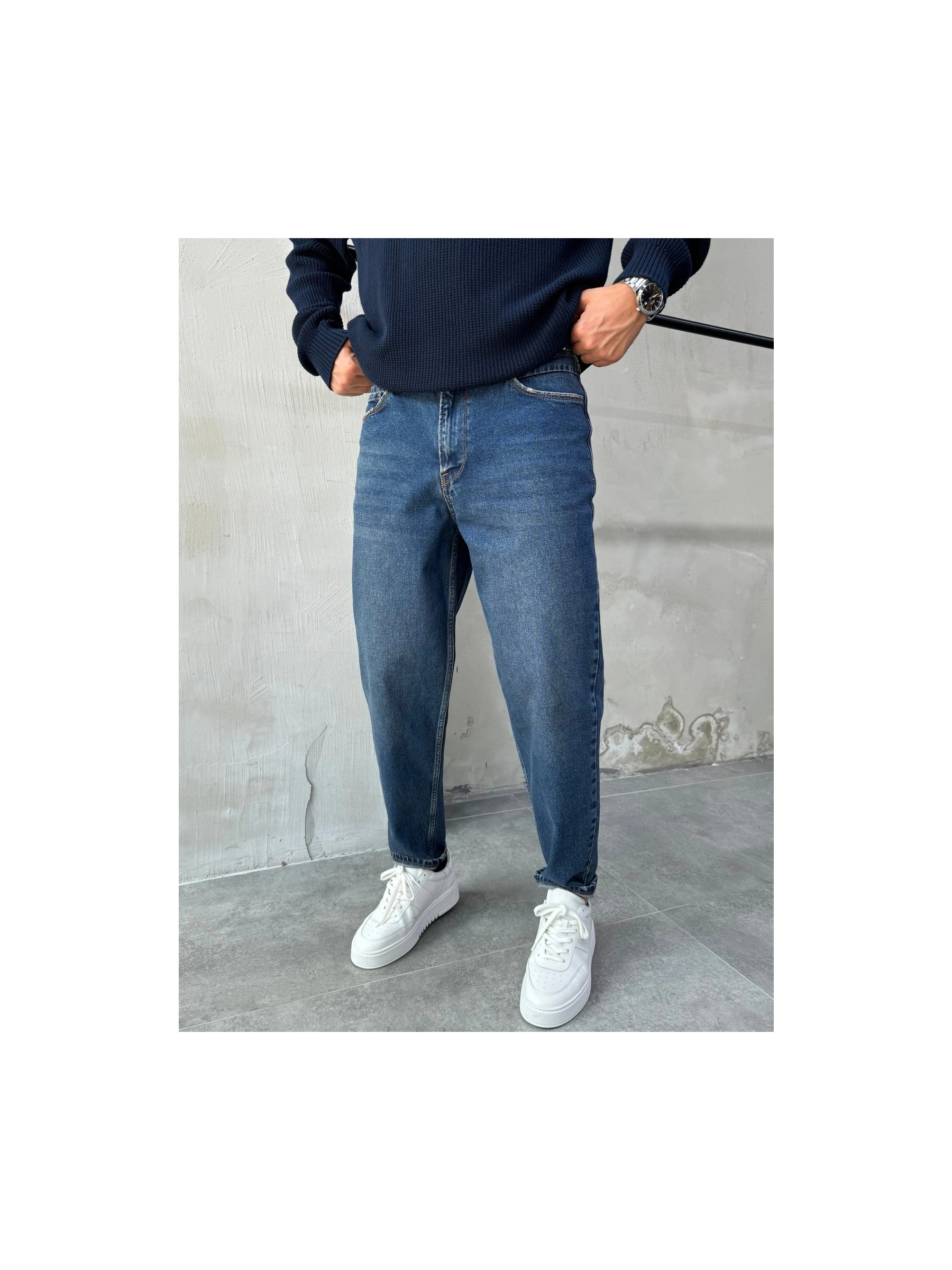 Difransel Jeans Erkek Rahat/fit Kalıp Boyfriend Jean Pantolon