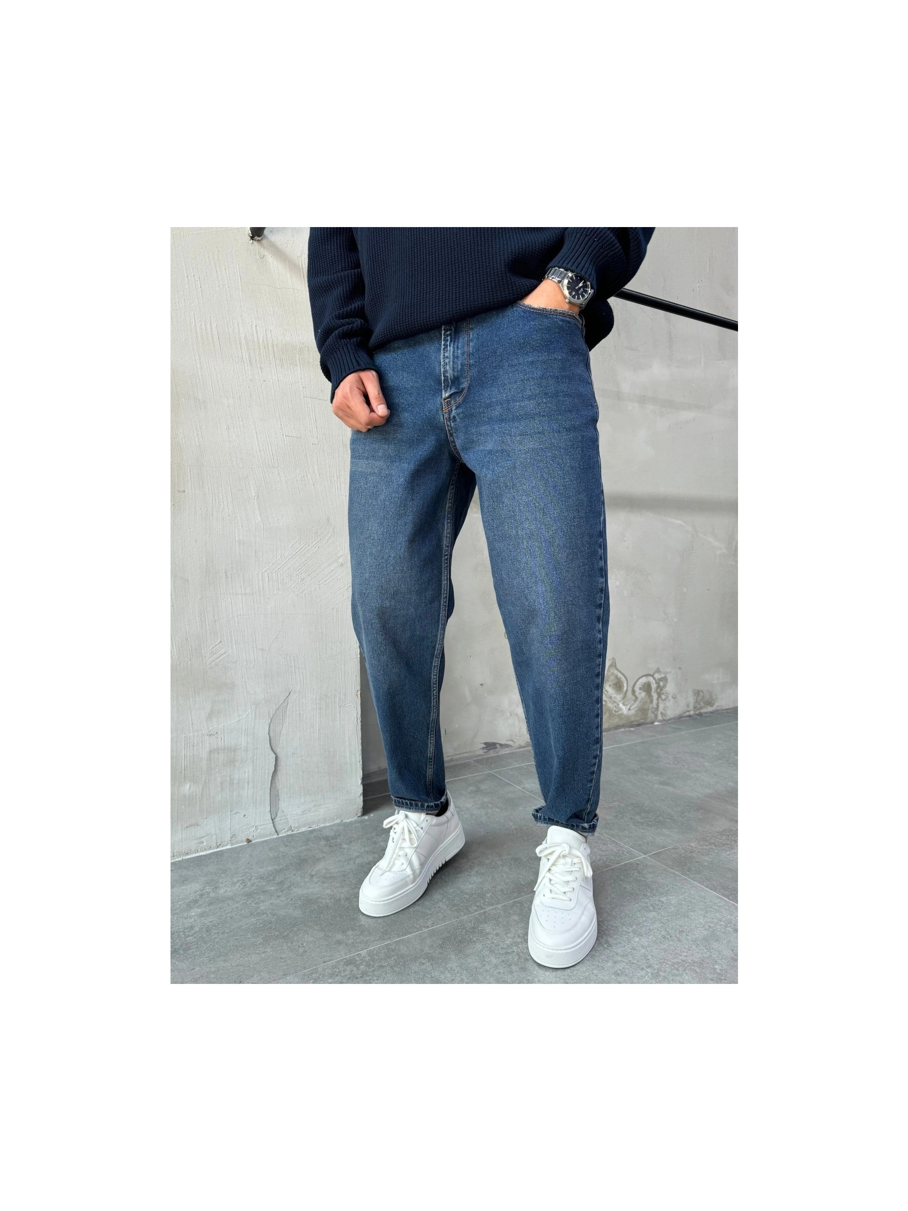 Difransel Jeans Erkek Rahat/fit Kalıp Boyfriend Jean Pantolon görsel 8