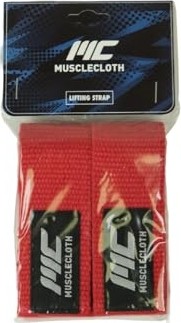 Aesco Musclecloth Lifting Strap Kırmızı görsel 4