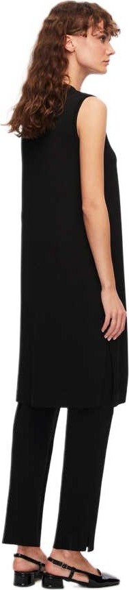 Miss Dalida Siyah Basic Kolsuz Triko Tunik görsel 3