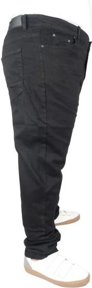 Superxl Büyük Beden Erkek Siyah Kot Pantolon %97 Cotton %3 Licra Model 21920 görsel 2