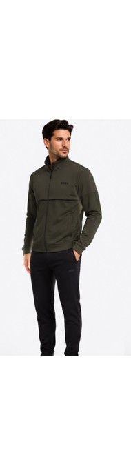Boss Grafics Bej-Füme Regular Fit Eşofman Takımı görsel 5