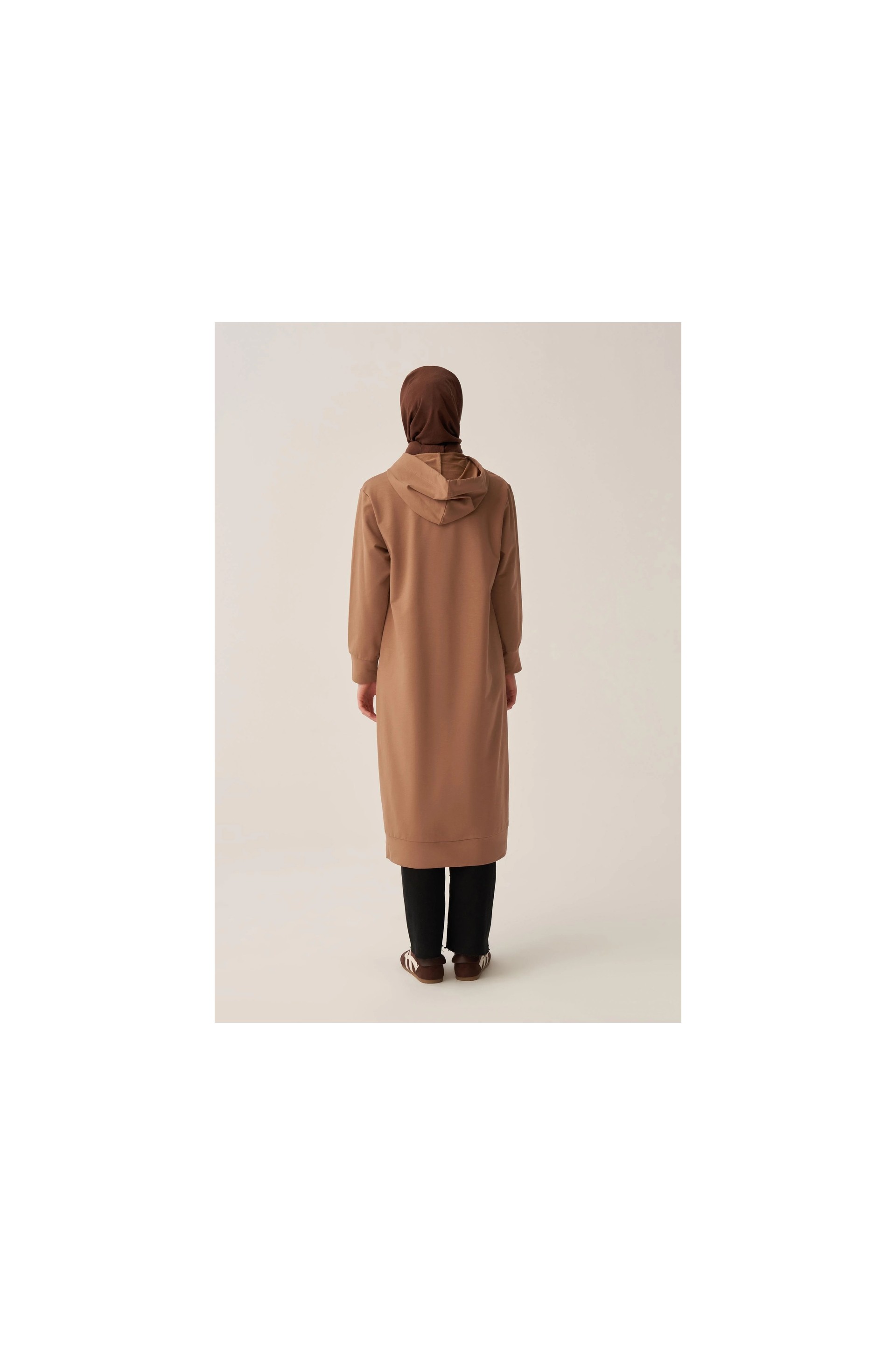 ALLDAY Vizon-Kapüşonlu Rahat Tunik görsel 4