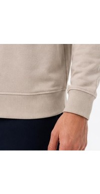 Lacoste Bisiklet Yaka Regular Fit Bej Uzun Kol görsel 4