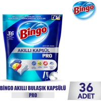 Bingo Akıllı Kapsül Pro Bulaşık Makinesi Deterjanı Tableti 36'lı