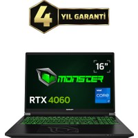 Monster Intel Core i7 Nvidia GeForce RTX 4060 Laptop & Notebook ve