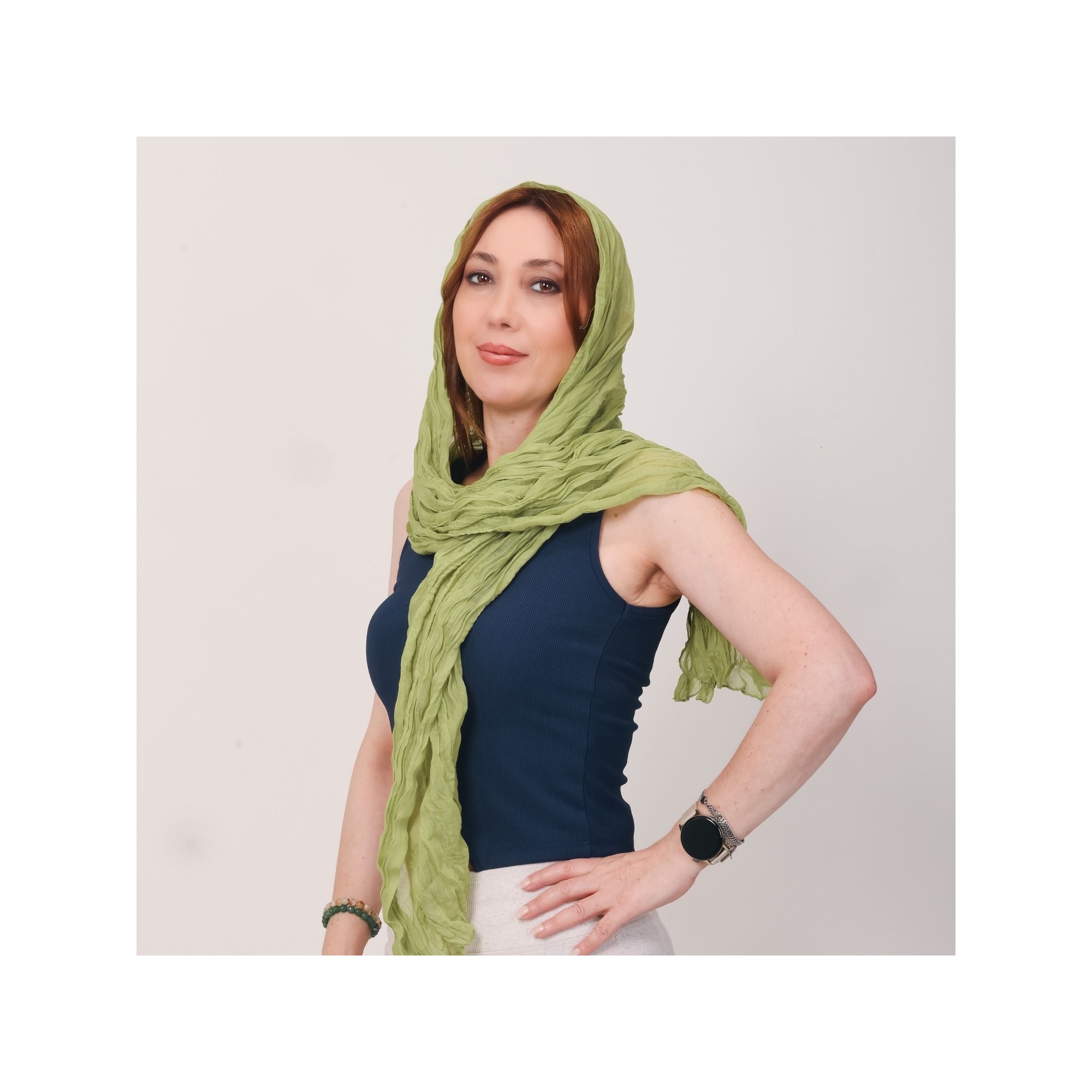 Mystic Shawl Lüks %100 Pamuk Bürümcük Şal (65X175 Cm)