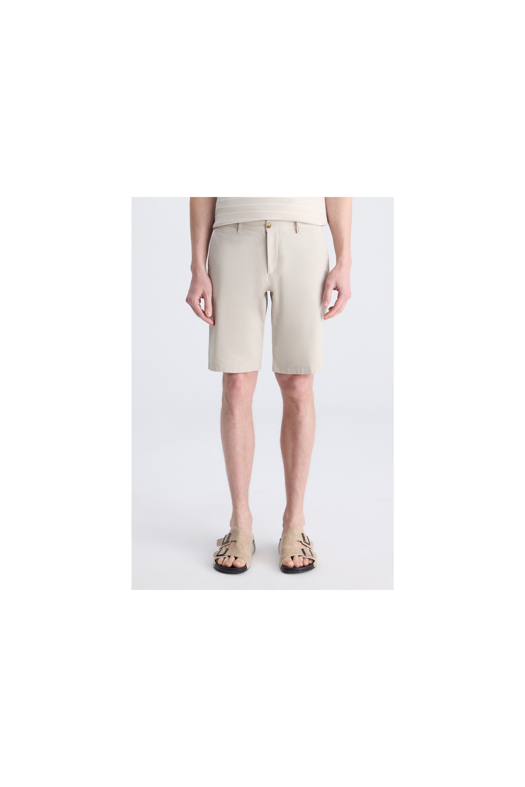 TWN Slim Fit Mavi Gabardin Pamuklu Şort 4EC13S2097600