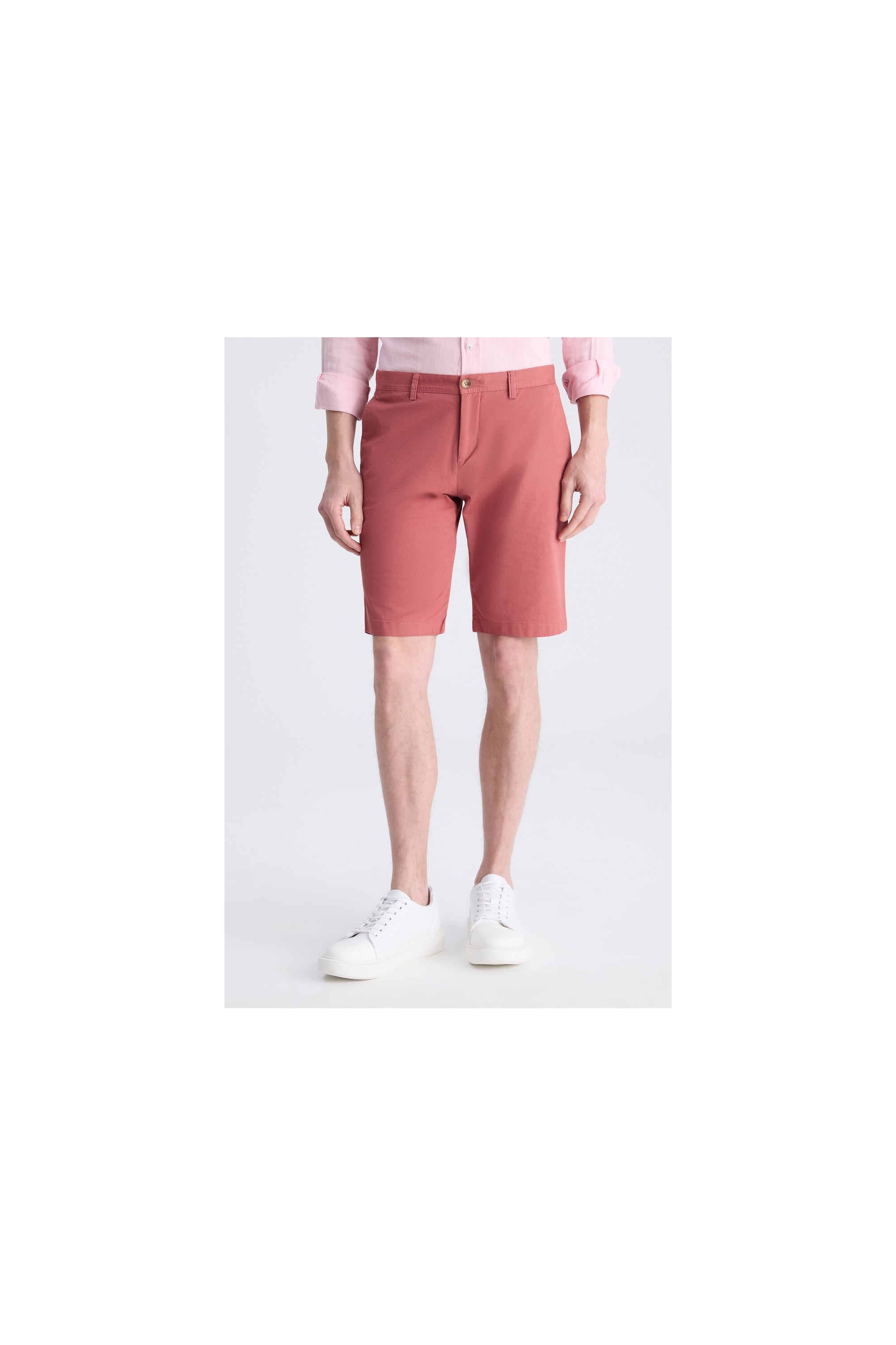TWN Slim Fit Mavi Gabardin Pamuklu Şort 4EC13S2097600