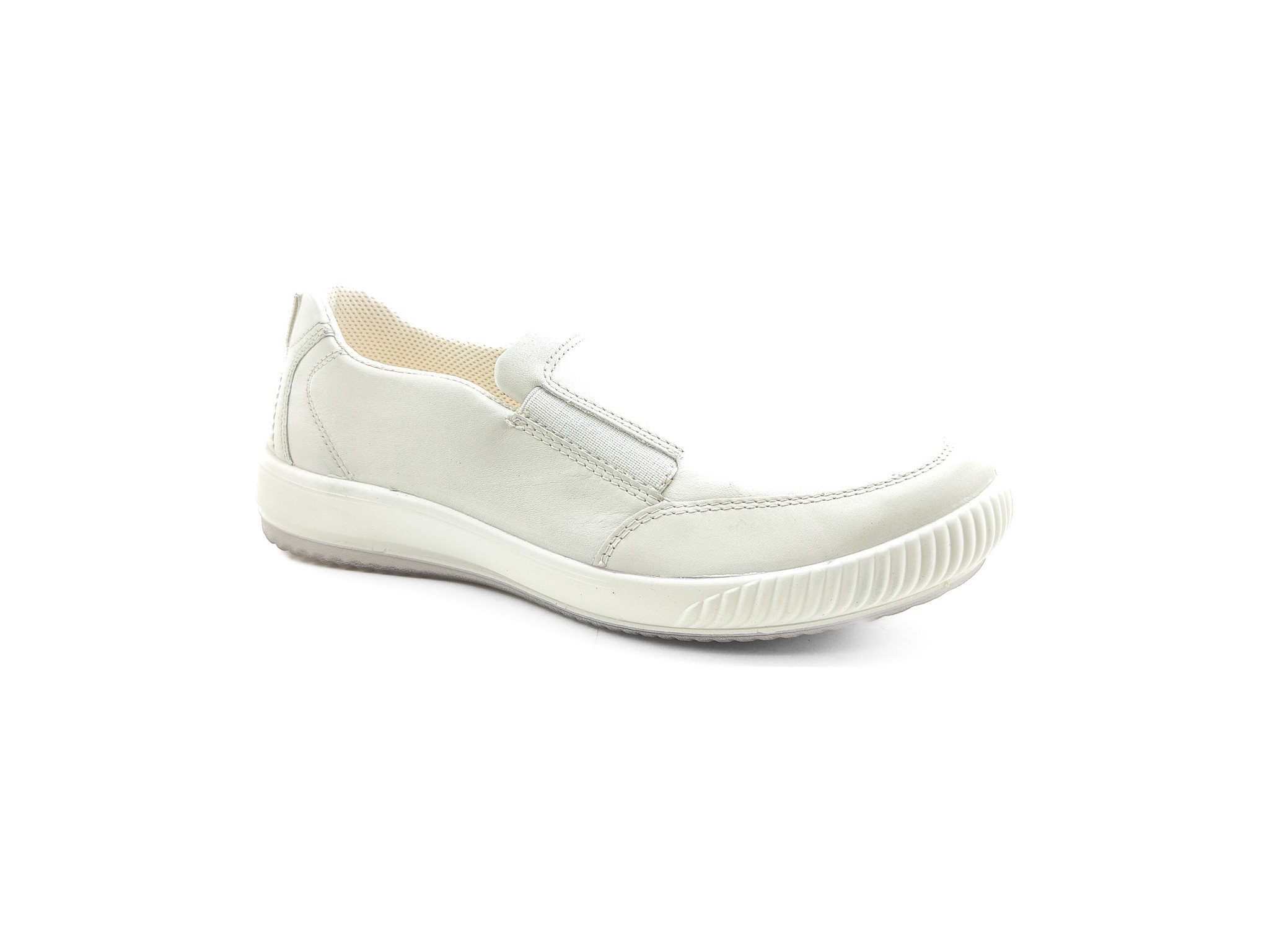 Legero Unisex Deri Ayakkabı Tanaro Bağcıksız 000215-1000 - Beyaz BEYAZ görsel 7