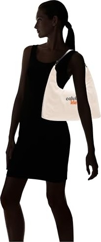 1001 Graphıc Canvas Medıum Shoulder B Kadın Omuz Çantası Whıte Canvas Os görsel 3