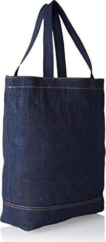 1001 Back Pocket Tote Çanta, Unisex Yetişkin Çanta, Navy Blue (0002), Standart görsel 5