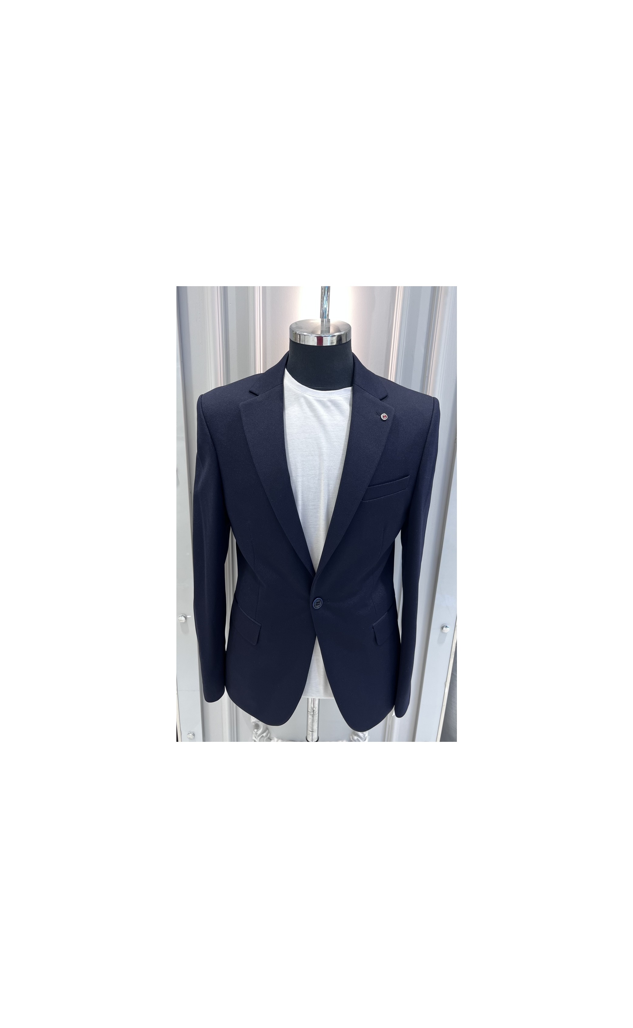 Sabri Zengin Erkek Slim Fit Blazer Ceket