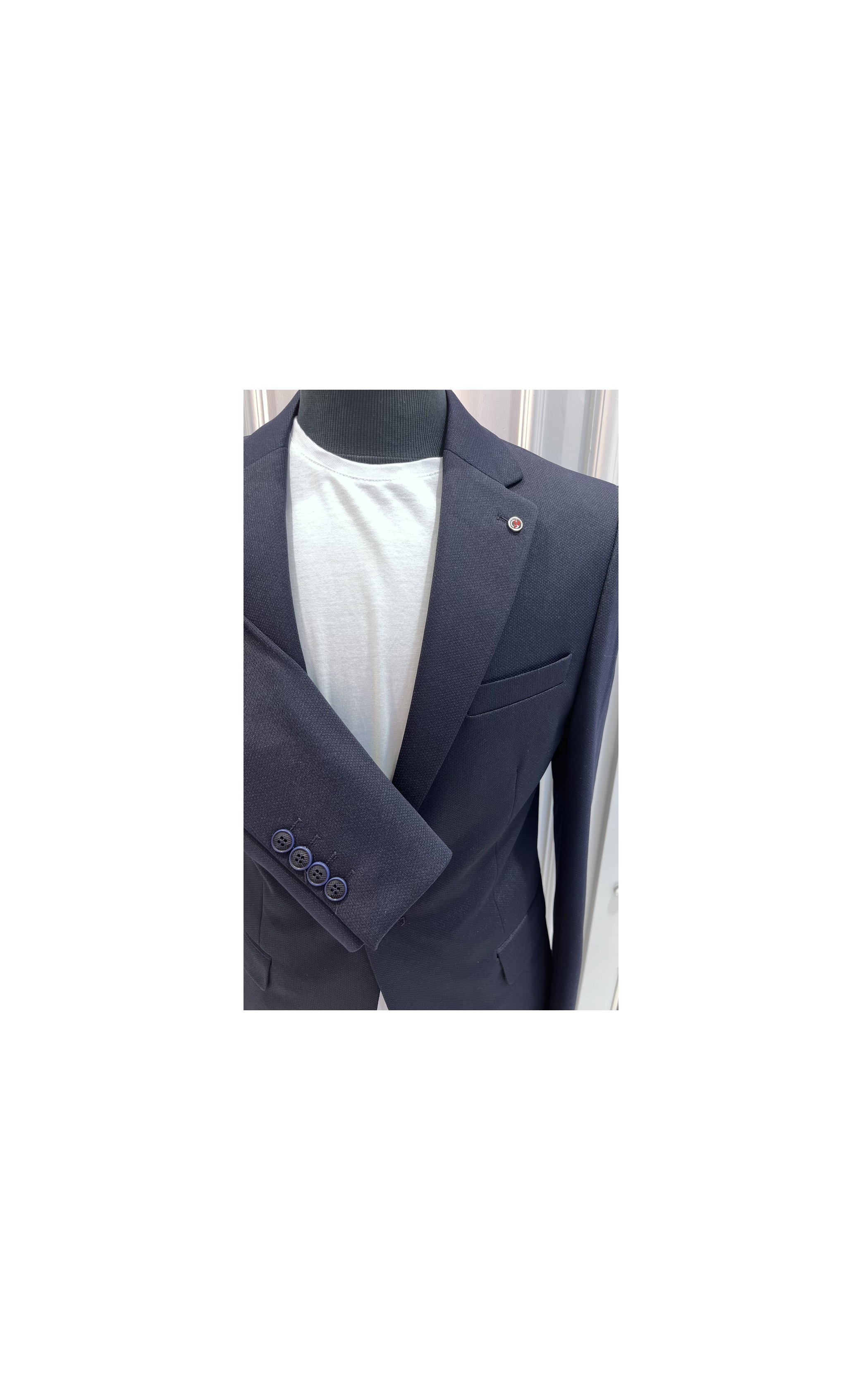 Sabri Zengin Erkek Slim Fit Blazer Ceket görsel 3