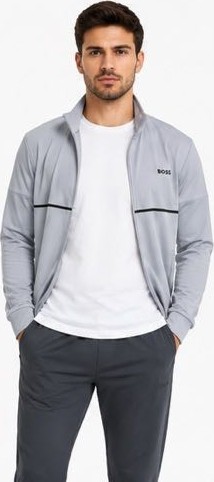 Boss Grafic Gri-Füme Regular Fit Eşofman Takımı görsel 4