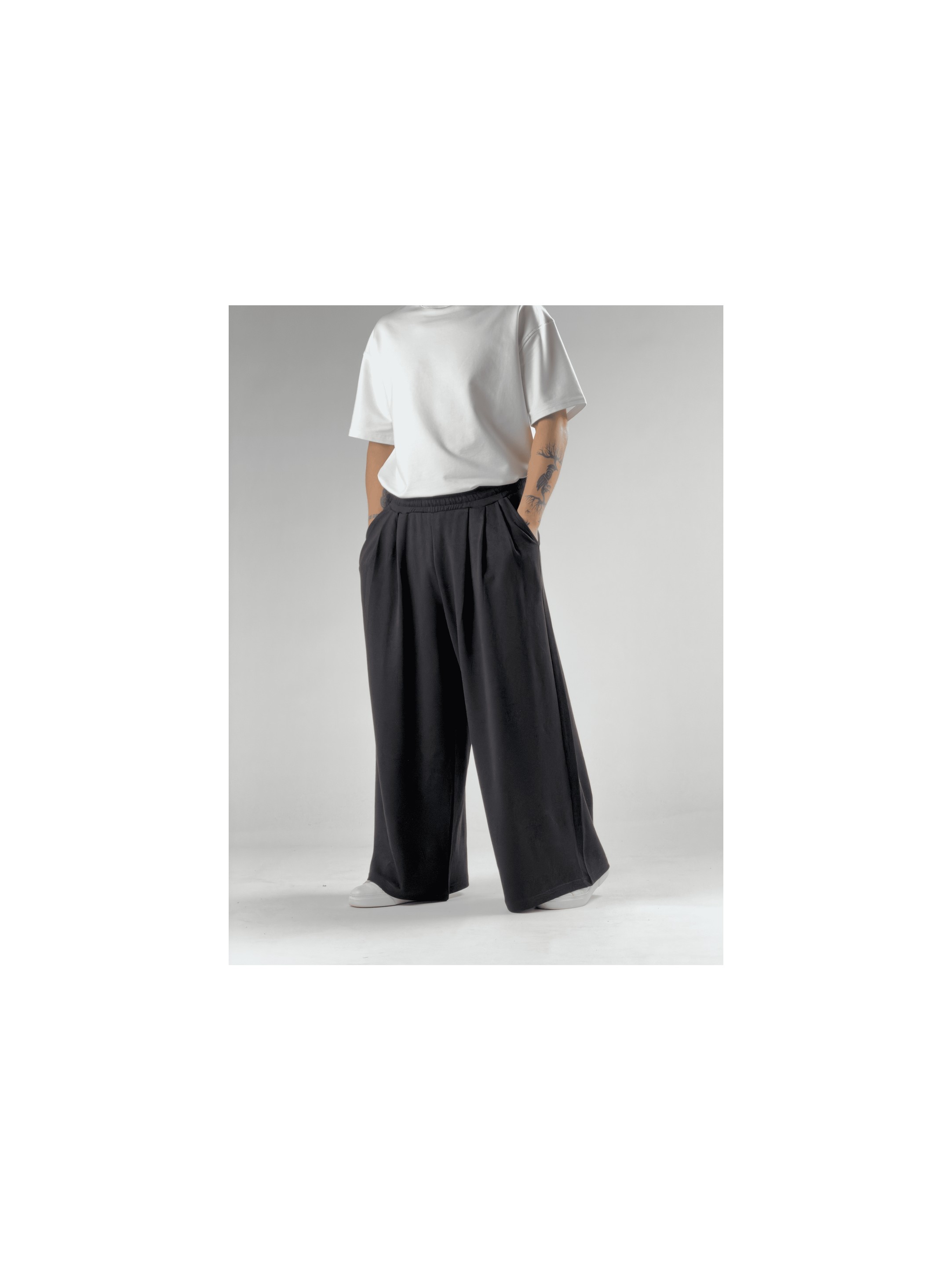 Cocopelli Oversize Samurai Siyah Erkek Pantolon COC2904 görsel 6