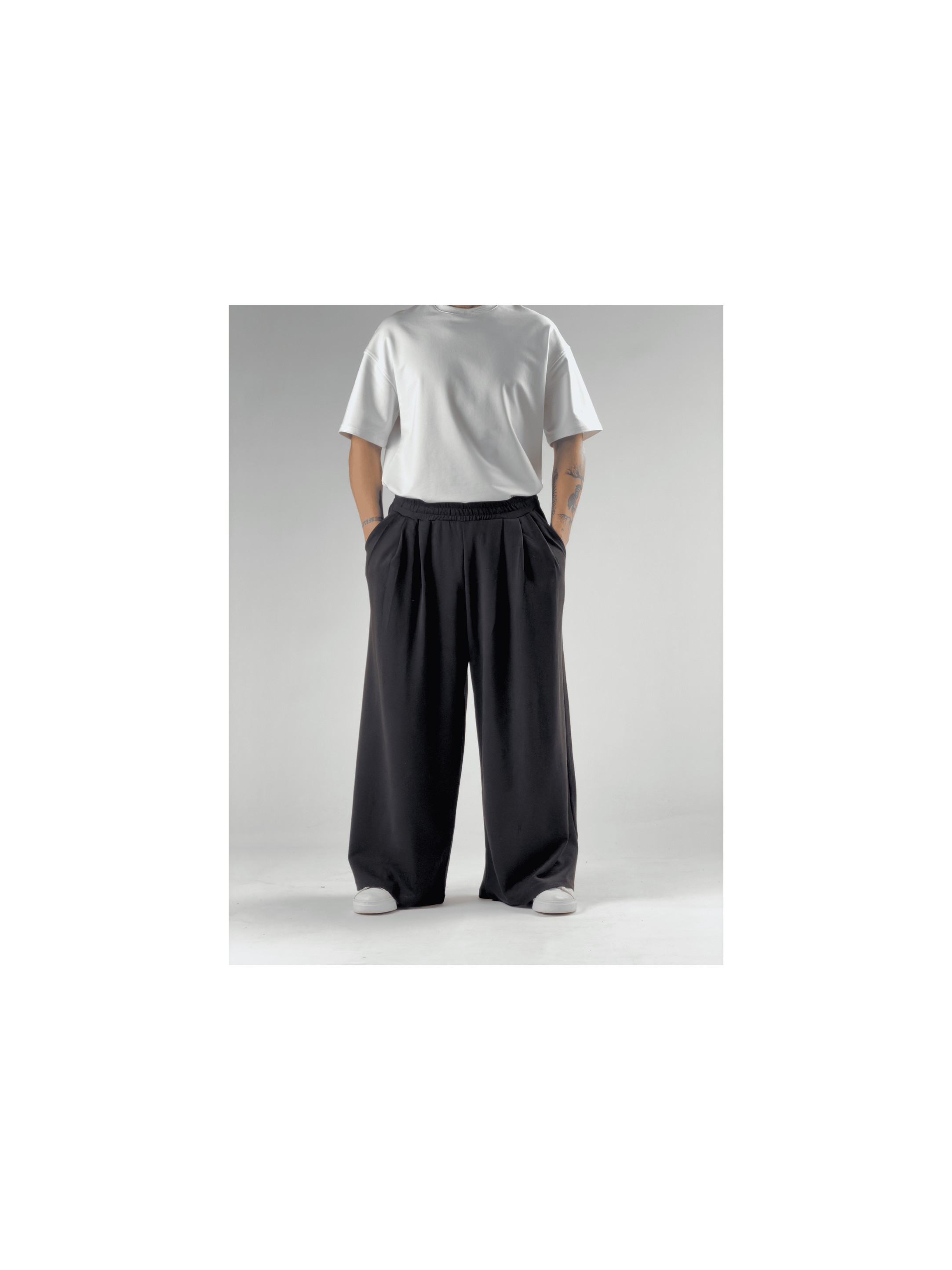 Cocopelli Oversize Samurai Siyah Erkek Pantolon COC2904 görsel 7