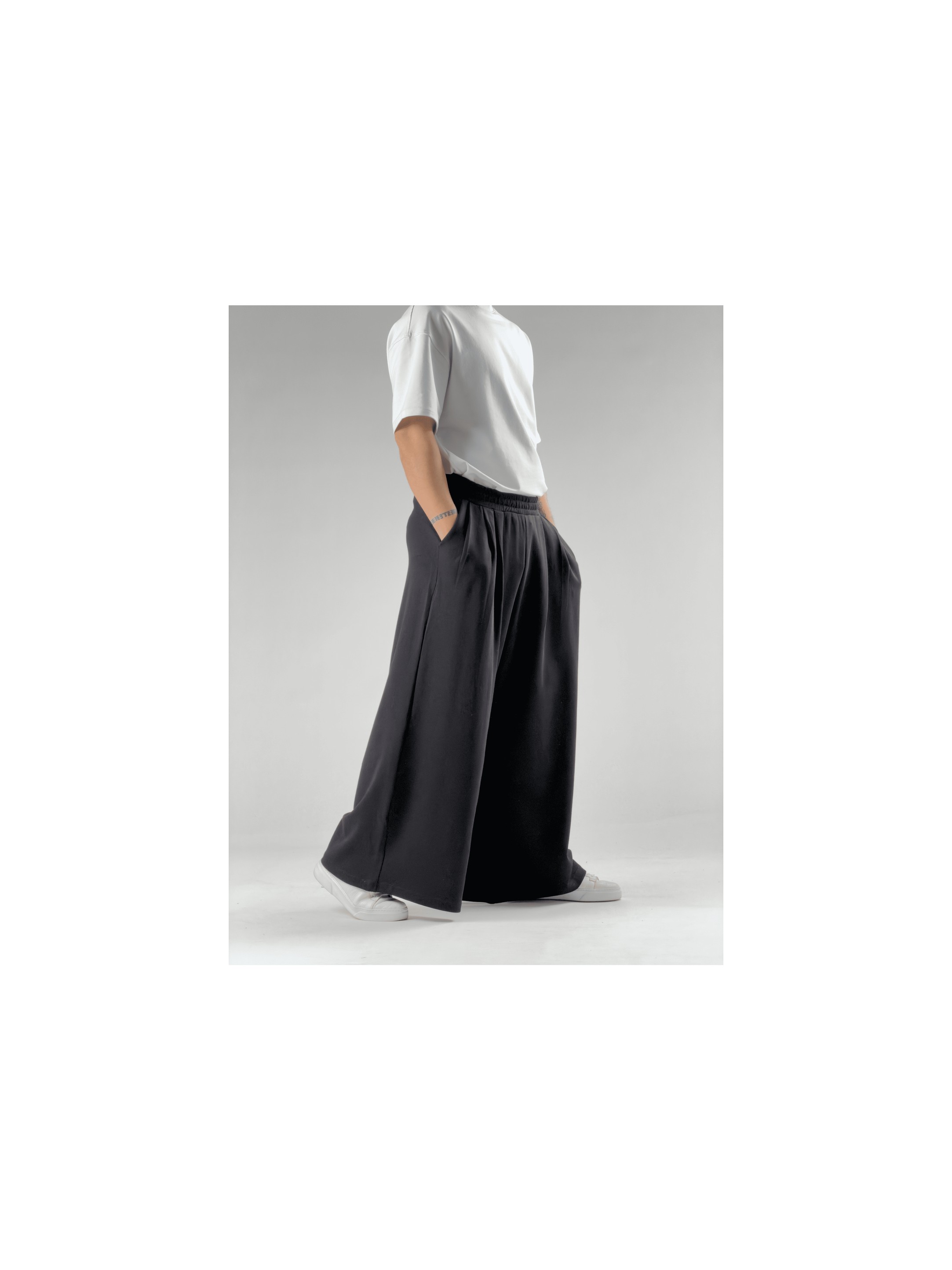 Cocopelli Oversize Samurai Siyah Erkek Pantolon COC2904 görsel 8